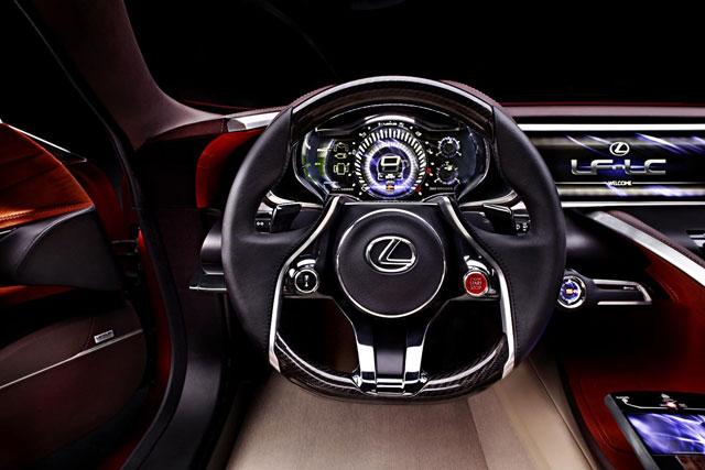 Detroit 2012: Lexus LF-LC Cockpit Detroit 2012: Lexus LF-LC Cockpit
