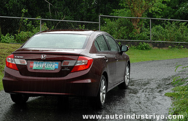 2012 Honda Civic 1.8 EXi Rear shot