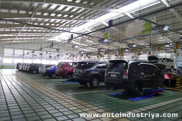 Expansive service area