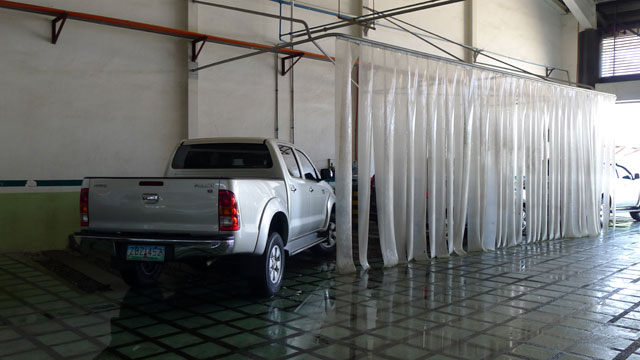 Car wash area
