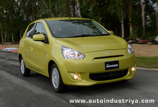 Mitsubishi Mirage at Bira Circuit