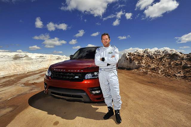 Paul Dallenbach with the Range Rover Sport