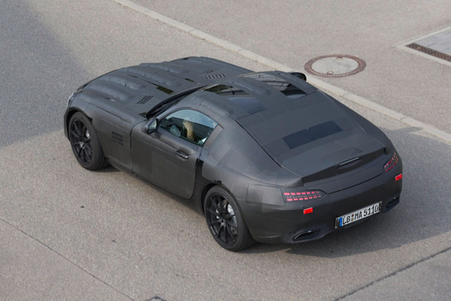 New Mercedes-Benz spy shot rear view