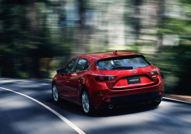 2014 Mazda3 rear