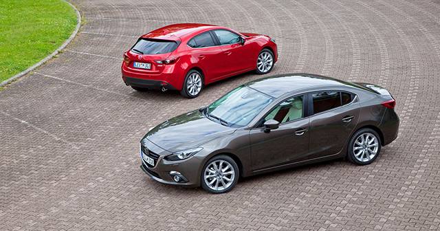 Mazda3 hatchback and sedan