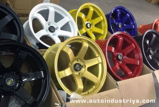 Fake Rota Wheels at a wheel dealer in Malaysia