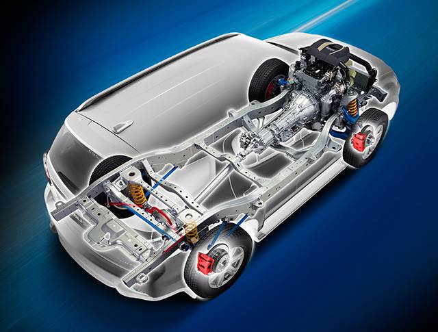 Isuzu MU-X suspension