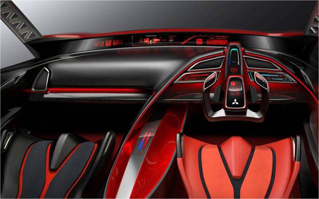Mitsubishi XR-PHEV concept interior
