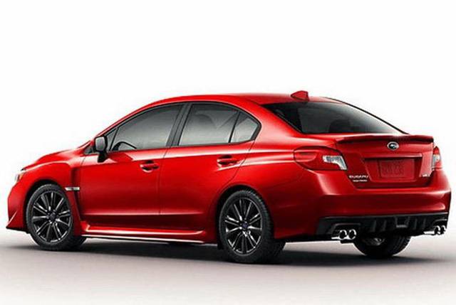 2014 Subaru WRX rear