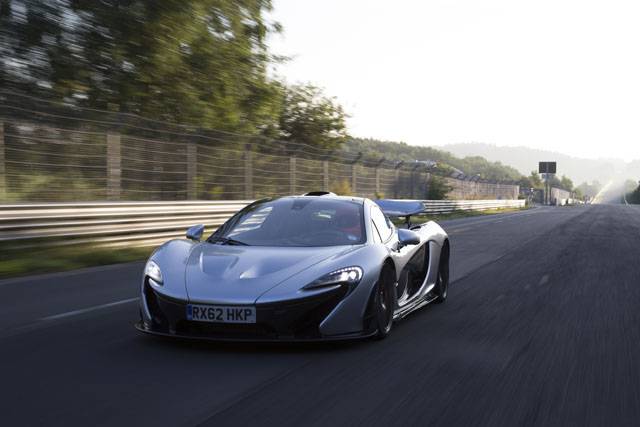 McLaren P1 on Nurburgring