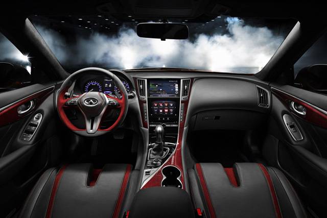 Q50 Eau Rouge interior