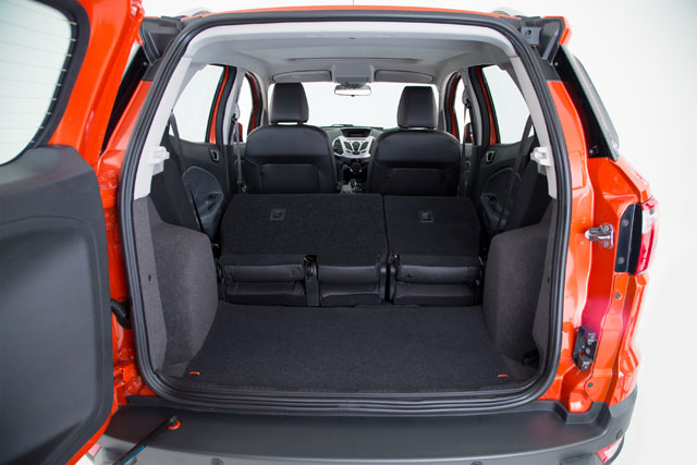 Ford EcoSport rear seats folded