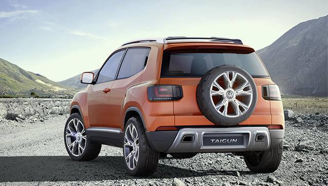 VW Taigun rear