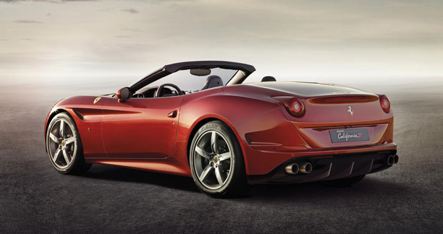 The rear of the California T