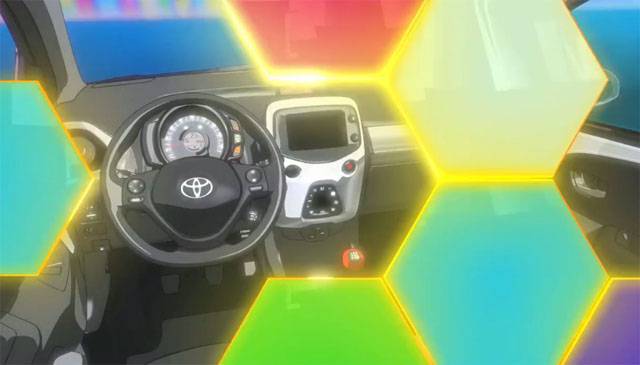 Toyota Aygo interior render