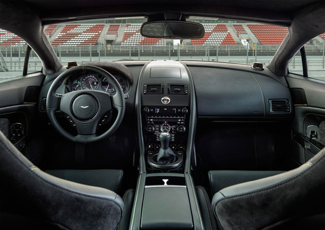 The interior of Aston Martin N430