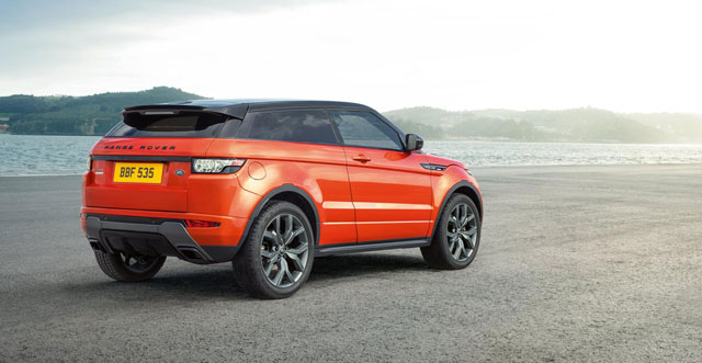The rear of Range Rover Evoque Autobiography Dynamic