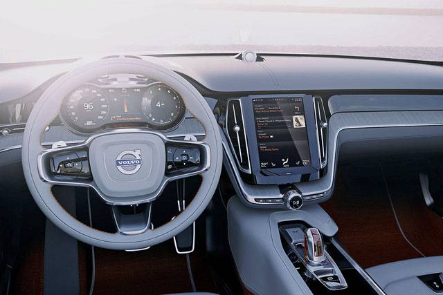 Volvo Concept Estate cockpit