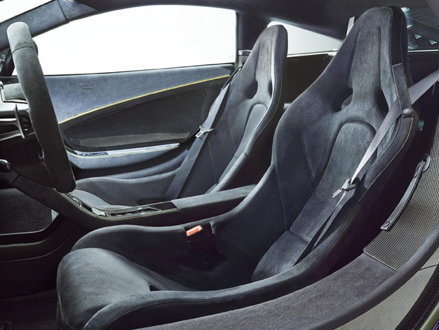 The interior of the McLaren 650S