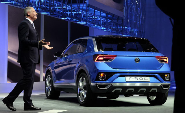 The rear of the Volkswagen T-ROC