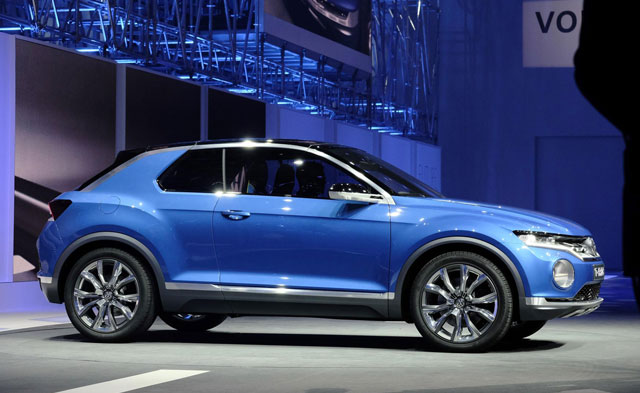 The side of Volkswagen T-ROC