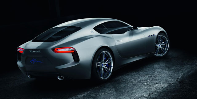 The rear of the Maserati Alfieri concept