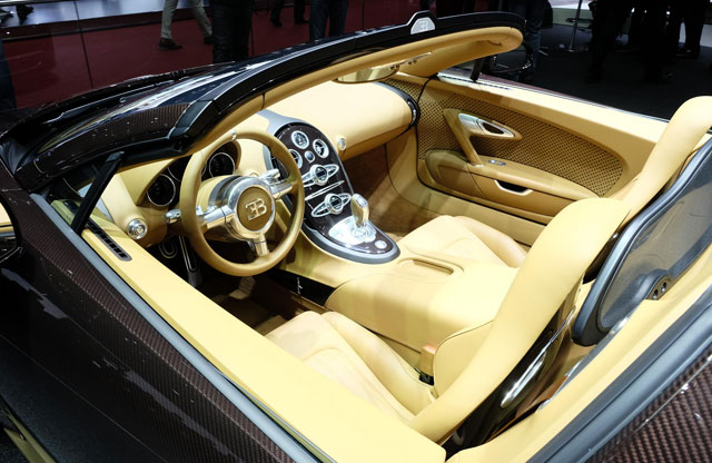 The interior of the Rembrandt Bugatti