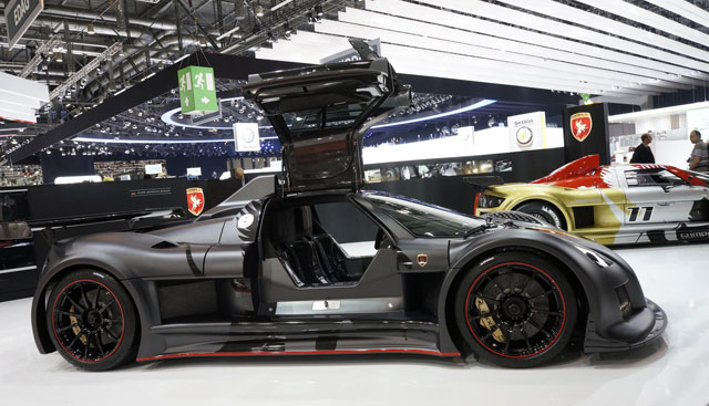 The Gumpert Apollo Enraged with its swing door design