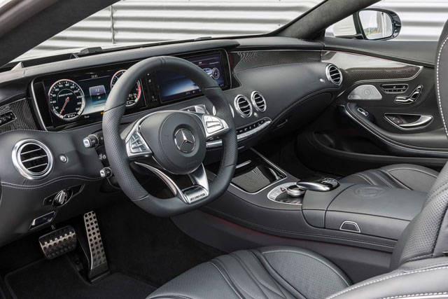 The interior of the Mercedes-Benz S 63 AMG Coupe