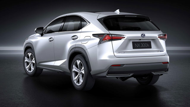 The Lexus NX 300h hybrid