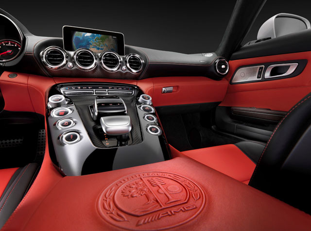 The interior of Mercedes-AMG GT