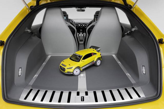 Audi TT off road cargo area
