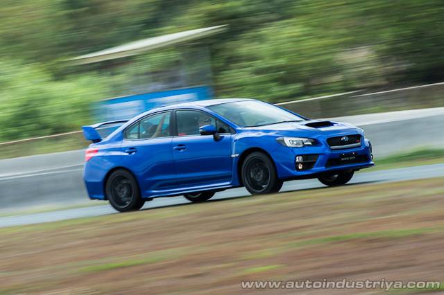2014 Subaru WRX STI in action
