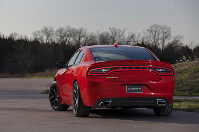 The rear of the 2015 Dodge Charger