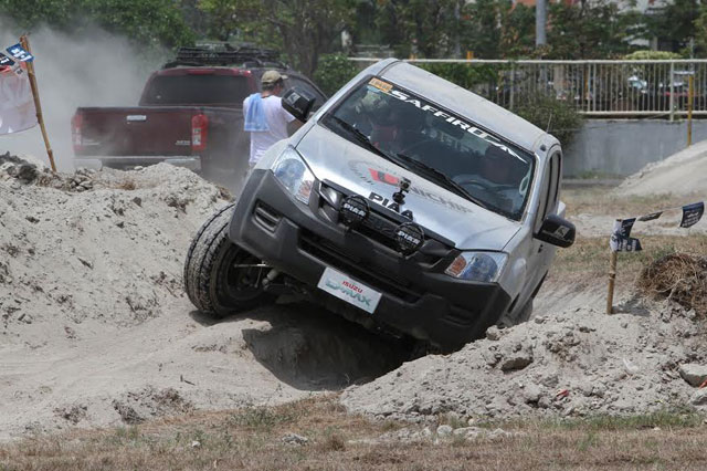 The Isuzu D-Max venturing tough terrain