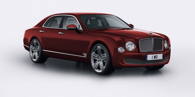The Mulsanne 95 in Empired Red paint finish