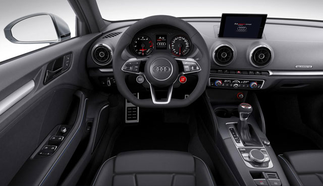 The interior of the Audi A3 clubsport quattro concept