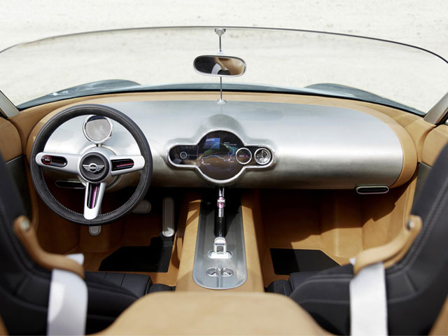 The interior of the Mini Superleggera Vision concept