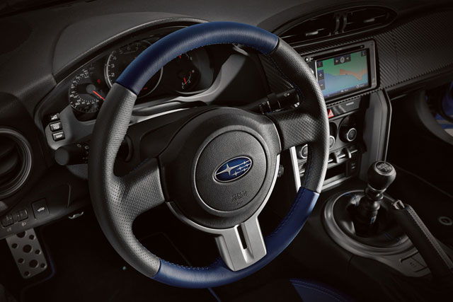 The 2015 Subaru BRZ Series.Blue interior