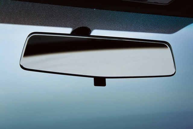 Frameless day/night rear-view mirror
