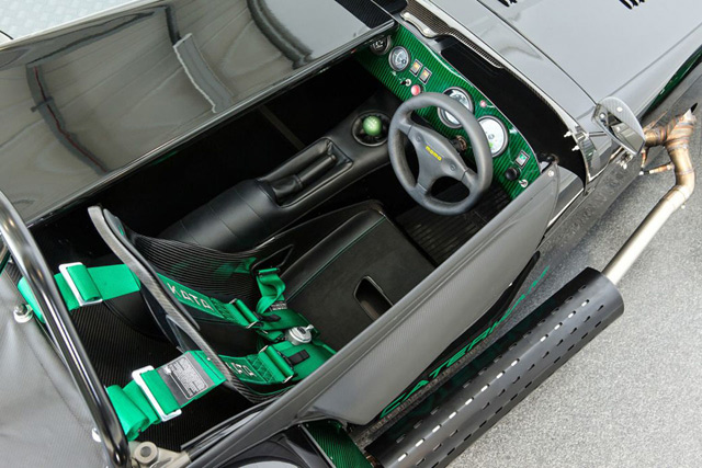 The interior of the Caterham Seven limited edition