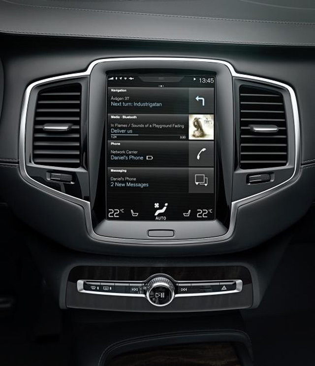 2015 Volvo XC90 new infotainment system