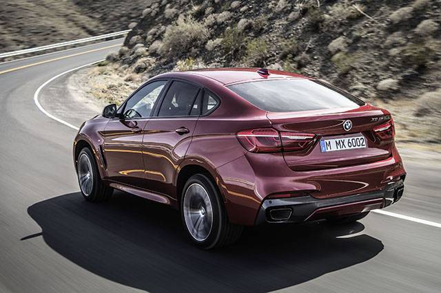 2015 BMW X6 rear