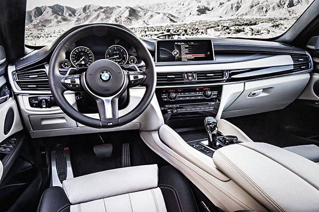 2015 BMW X6 interior