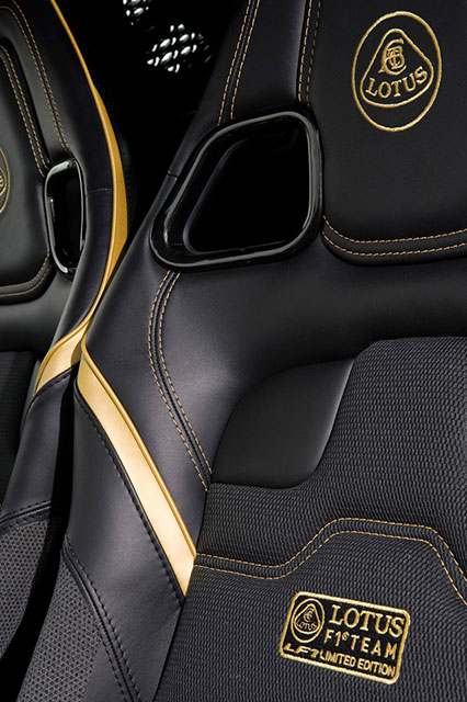 The Lotus Exige LF1 interior details