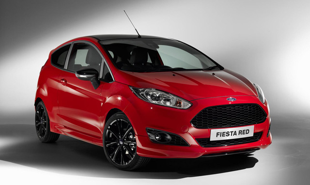 The Ford Fiesta Red