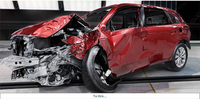 Honda crash simulation