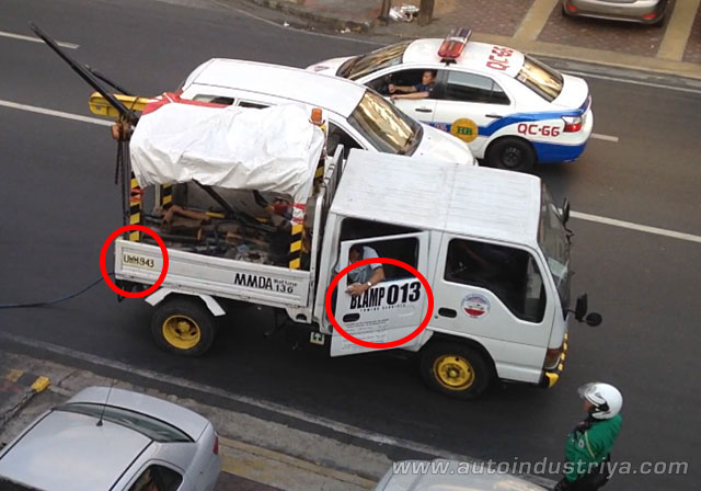 BLAMP Towing dubious truck