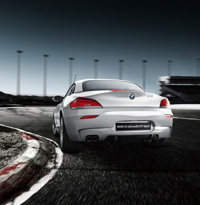 The rear of the BMW Z4 sDrive GT Spirit