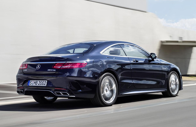 The rear of the Mercedes-Benz S65 AMG Coupe